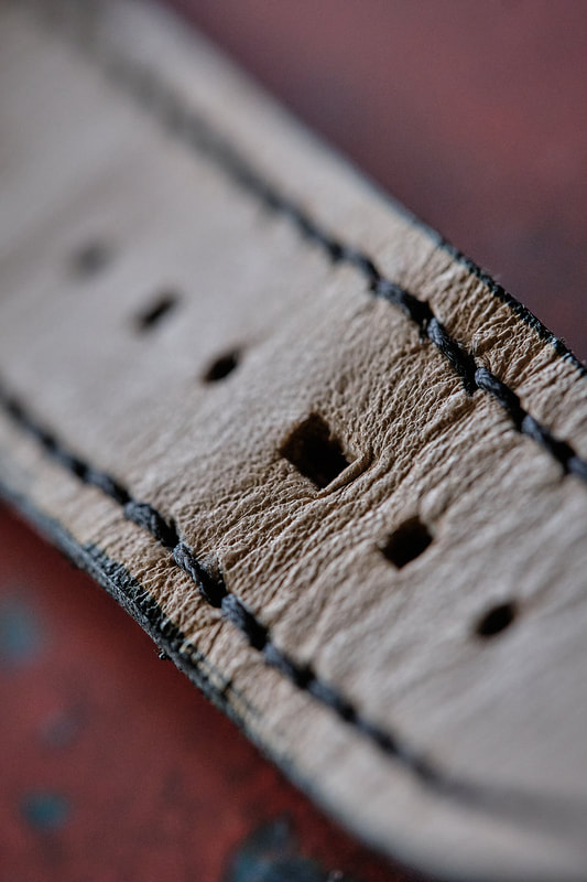 Handmade leather strap by ES Handmade esbjorn.com.au