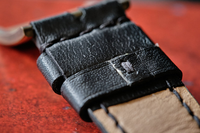 Handmade leather strap by ES Handmade esbjorn.com.au