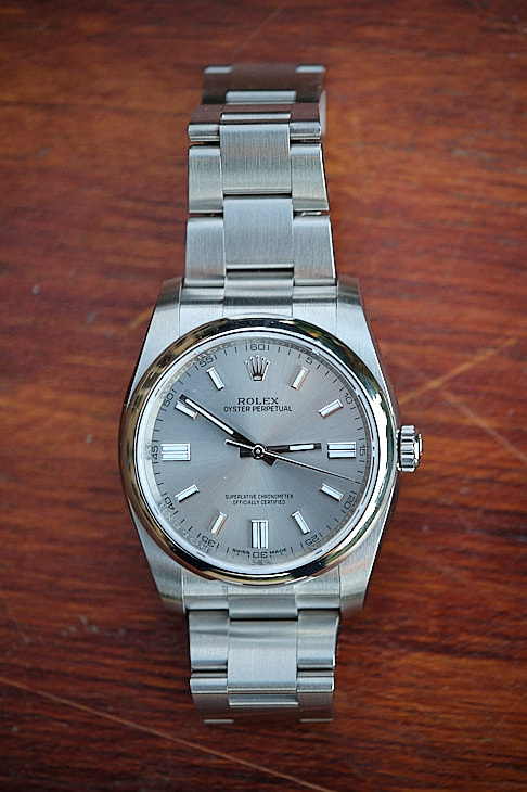 Photograph of Rolex Oyster Perpetual on esbjorn.com.au