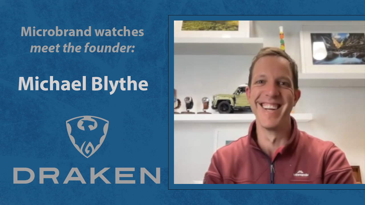 Mike Blythe from Draken Watches